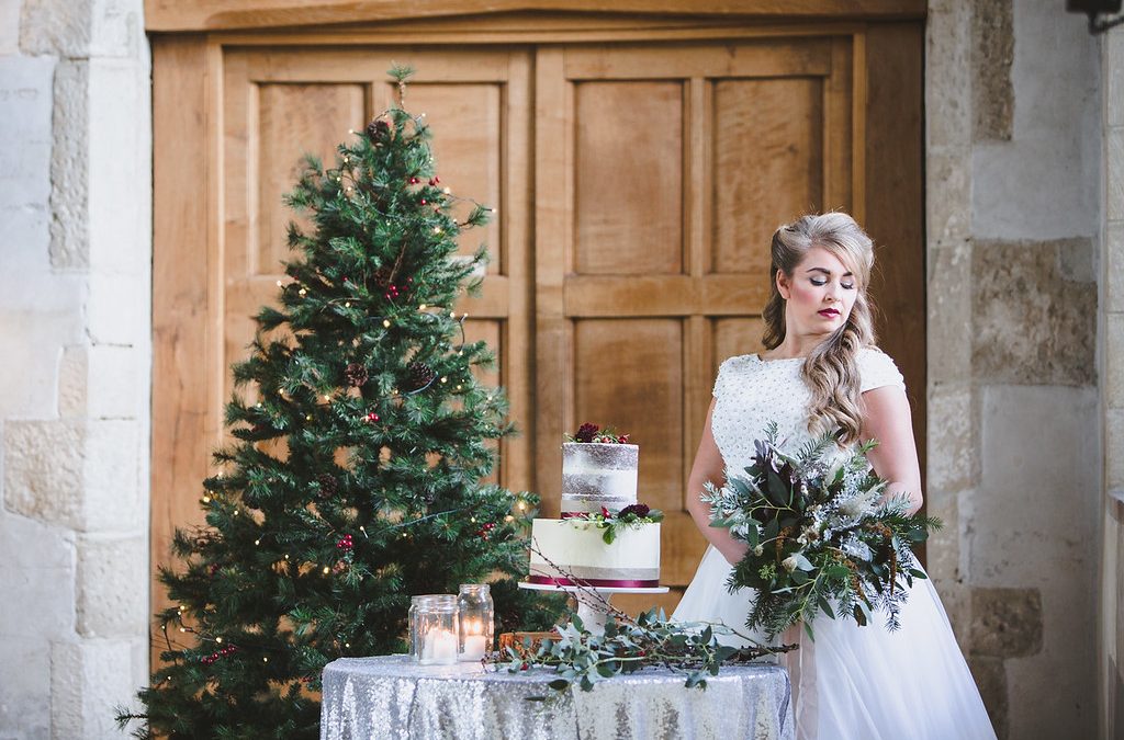 Winter Wonderland Wedding Inspiration – Darlington Hall, Totnes